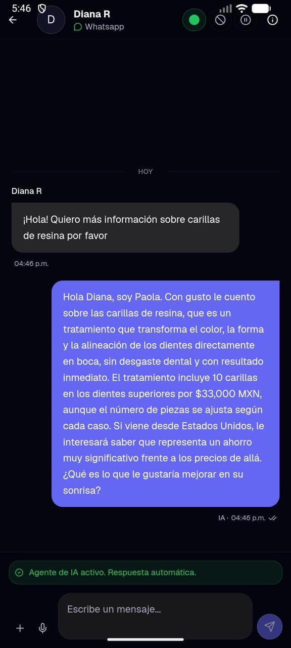 Contestaciones automáticas según tus reglas